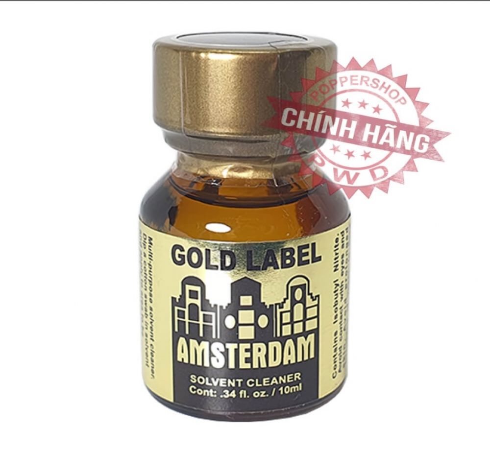 Popper Amsterdam Gold Label chính hãng USA 10ml